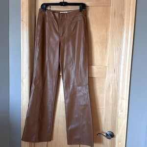 We The Free, Vegan Leather trouser, brown, size 8